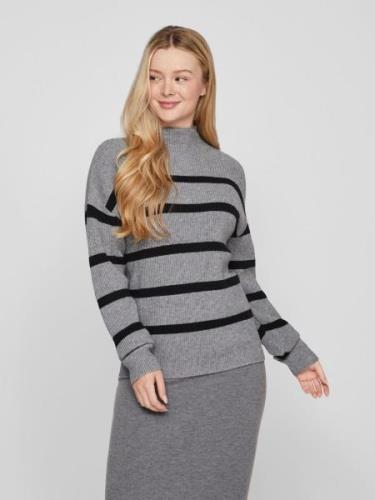 NU 20% KORTING: Vila Trui met staande kraag VIRIL MOCKNECK L/S KNIT RI...