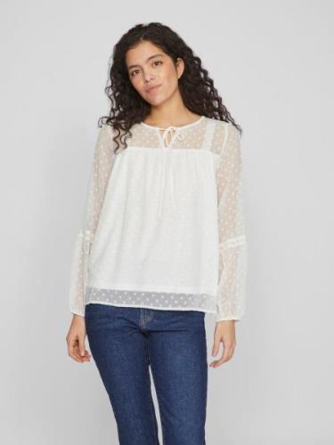 NU 20% KORTING: Vila Shirt VIEDEE L/S TOP - NOOS