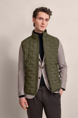 NU 20% KORTING: Bugatti Bodywarmer met staande kraag en ritssluiting