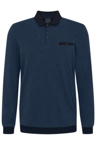 Bugatti Poloshirt met lange mouwen