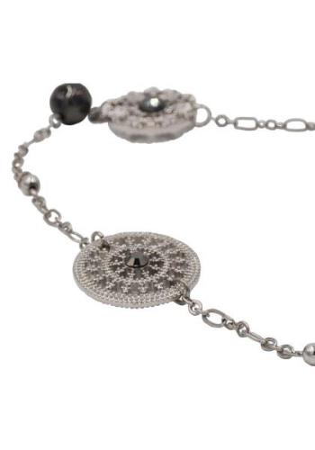 NU 20% KORTING: Firetti Lange ketting Figaro Blume met zirkoon (synthe...