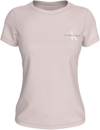 NU 20% KORTING: Calvin Klein Shirt met ronde hals 2-PACK MONOLOGO SLIM...