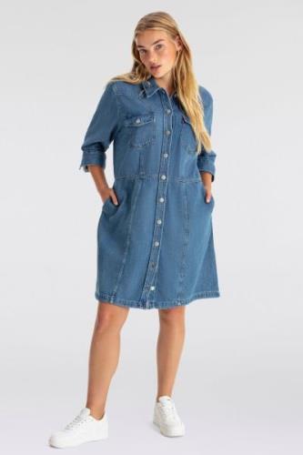 NU 20% KORTING: Levi's® Plus Jeans jurk van klassieke katoen-denim