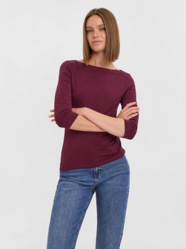 Vero Moda Shirt met 3/4 mouwen VMPANDA MODAL 3/4 TOP JRS NOOS