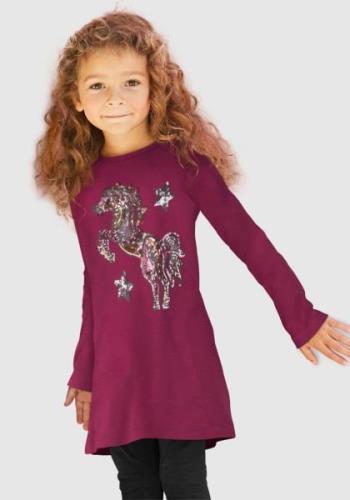 KIDSWORLD Shirt met lange mouwen Paard in een lang model met mooi paar...