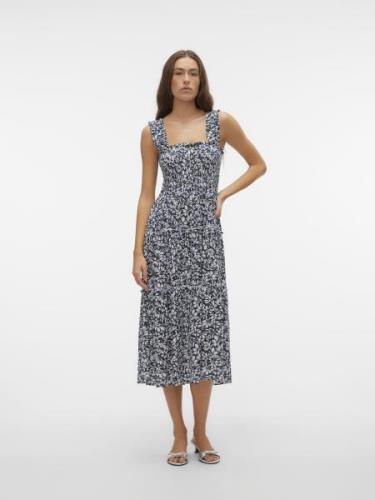 NU 20% KORTING: Vero Moda Zomerjurk VMMENNY SL SMOCK CALF DRESS WVN GA