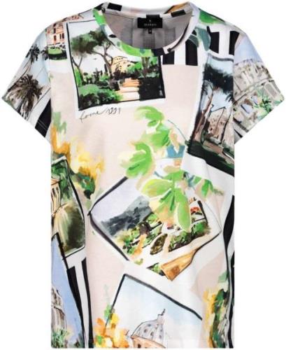 Monari Shirt met ronde hals met fotoprint