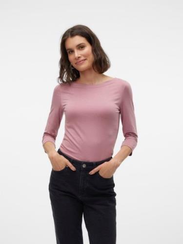 Vero Moda Shirt met 3/4 mouwen VMPANDA MODAL 3/4 TOP JRS NOOS