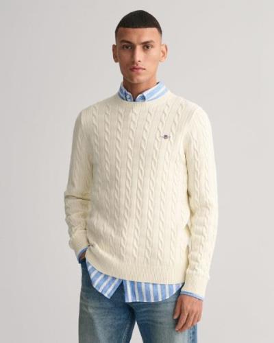 Gant Gebreide trui COTTON CABLE C-NECK