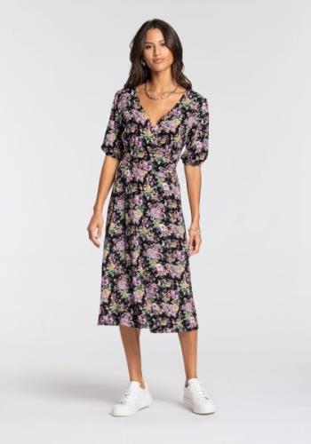 NU 20% KORTING: Laura Scott Midi-jurk met bloemenprint - nieuwe collec...