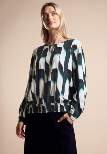 STREET ONE Blouse met lange mouwen met print all-over