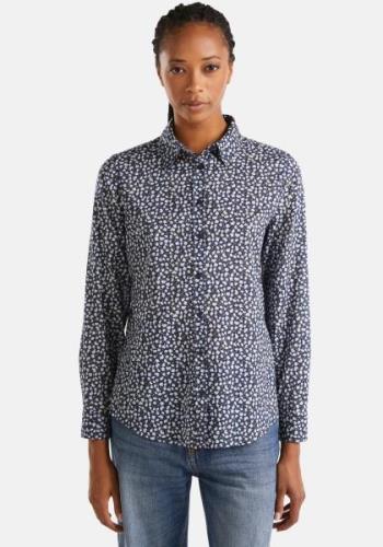 United Colors of Benetton Overhemdblouse met all-over bloemetjesprint