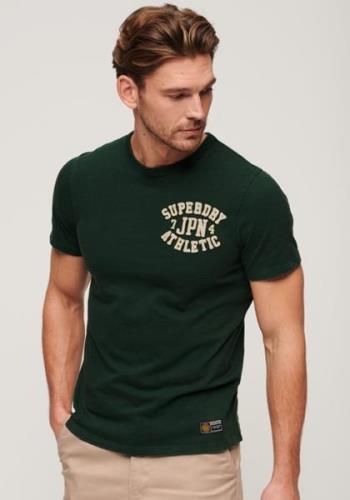 NU 20% KORTING: Superdry T-shirt VINTAGE ATHLETIC CHEST S/S TEE