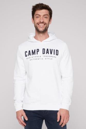 CAMP DAVID Hoodie met logoprint