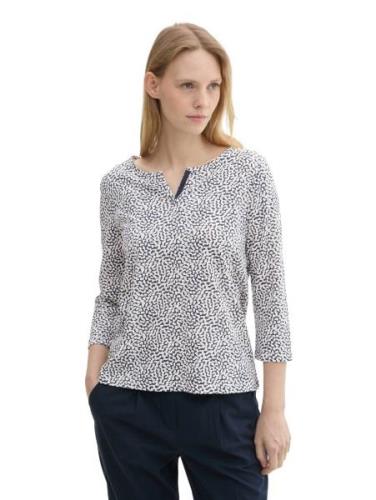 Tom Tailor Henleyshirt met print all-over