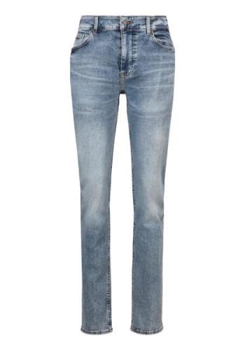 Boss Orange Slim fit jeans Delaware BC-C met leren badge