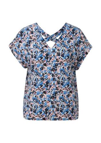 s.Oliver Gedessineerde blouse met v-hals