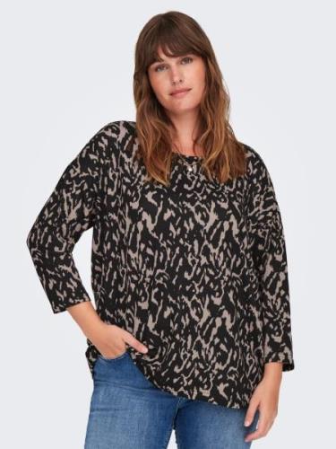 ONLY CARMAKOMA Shirt met 3/4-mouwen CARALBA 3/4 TOP NOOS