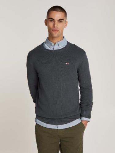 TOMMY JEANS Gebreide trui TJM SLIM ESSNTLS C-NECK SWEATER