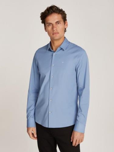 Calvin Klein Overhemd met lange mouwen SLIM FIT STRETCH POPLIN