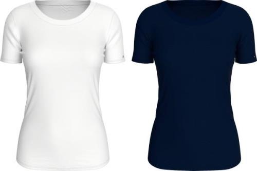 Tommy Hilfiger Underwear T-shirt met geborduurd logo (set, 2-delig, 2 ...