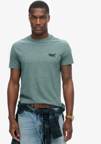 Superdry Shirt met ronde hals Organic Cotton Essential Logo T-Shirt