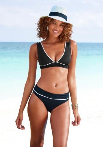 NU 20% KORTING: Vivance Triangel-bikinitop Lorena met contrastkleurige...