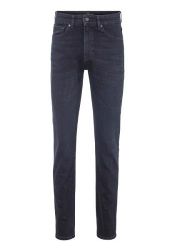 Boss Orange Slim fit jeans met lederen boss badge