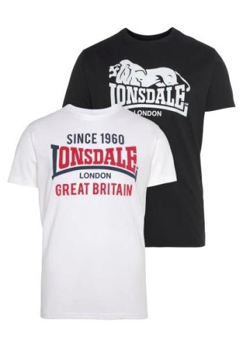 Lonsdale T-shirt COLLESSIE (set, 2-delig)