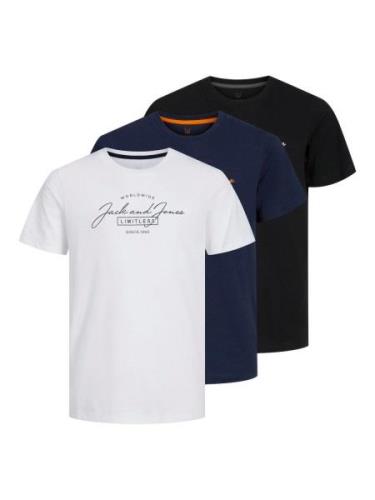 Jack & Jones Junior T-shirt JJFERRIS TEE SS CREW NECK 3PK MP JNR (set,...