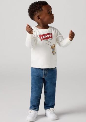 Levi's Kidswear Shirt met lange mouwen LVB COWBOY LEVI BATWING TEE