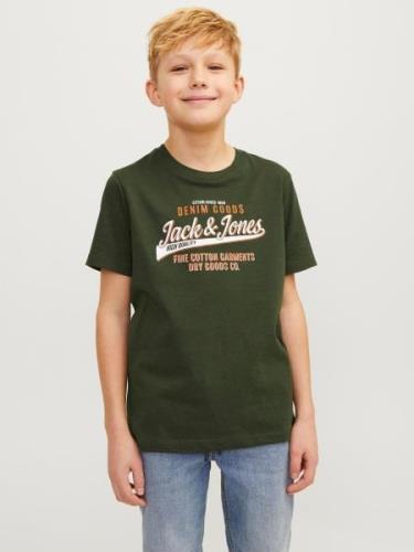 Jack & Jones Junior Shirt met ronde hals JJELOGO TEE SS O-NECK 2 COL S...