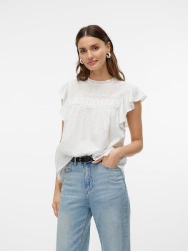 Vero Moda Shirt VMTRINE SL LACE TOP WVN GA NOOS