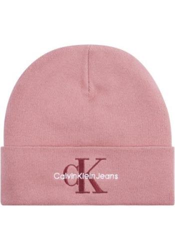 NU 20% KORTING: Calvin Klein Beanie MONOLOGO EMBRO BEANIE