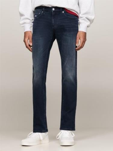 TOMMY JEANS Slim fit jeans SCANTON SLIM met gestempeld logo