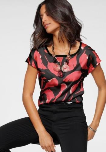 Bruno Banani Shirtblouse met verschillende prints op de voorkant nieuw...