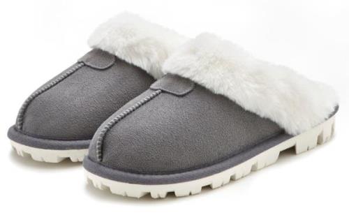 NU 20% KORTING: Vivance Pluchen pantoffels Pantoffels