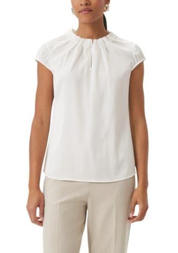 Comma Satijnen blouse met ruches