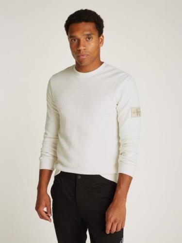 NU 20% KORTING: Calvin Klein Shirt met lange mouwen BADGE WAFFLE LS TE...