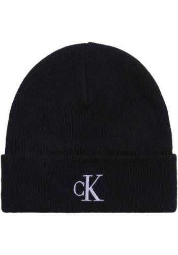 NU 20% KORTING: Calvin Klein Beanie MONOGRAM EMBRO BEANIE