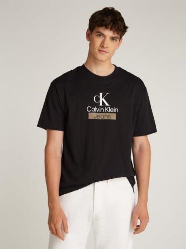 NU 20% KORTING: Calvin Klein T-shirt STACKED ARCHIVAL TEE