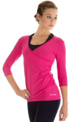 Winshape Wikkelshirt WS3 ¾-mouw