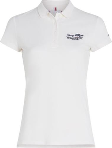 Tommy Hilfiger Poloshirt SLIM SCRIPT GRAPHIC POLO SS met tommy hilfige...