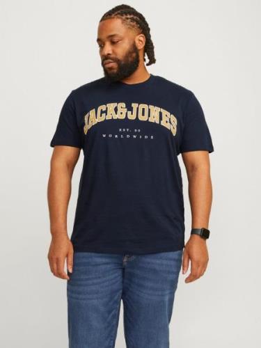 Jack & Jones PlusSize T-shirt JJECALEB VARSITY TEE SS O-NECK NOOS PLS