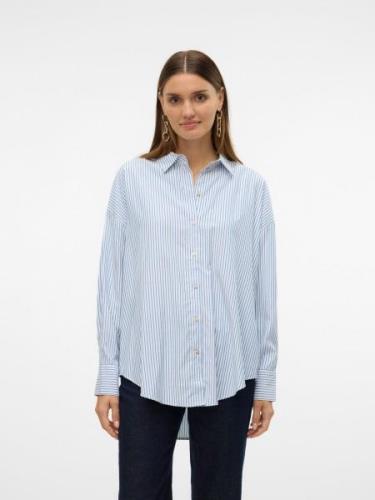 Vero Moda Blouse met lange mouwen VMNORA LS OVERSIZE SHIRT WVN GA NOOS