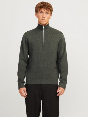 Jack & Jones Schipperstrui JPRBLAMILANO STITCH KNIT HALF ZIP SN