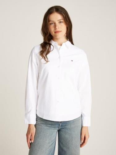 Tommy Hilfiger Overhemdblouse STRETCH OXFORD REGULAR SHIRT