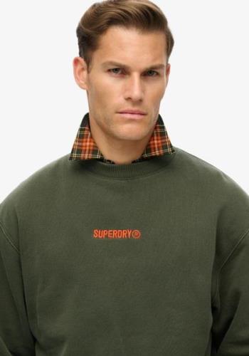 Superdry Sweatshirt MICRO LOGO GRAPHIC LOOSE CREW