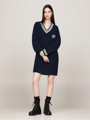 NU 20% KORTING: TOMMY JEANS Gebreide jurk TJW CREST SWEATER DRESS