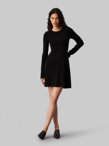 Calvin Klein Sweatjurk CK INTARSIA SWEATER DRESS